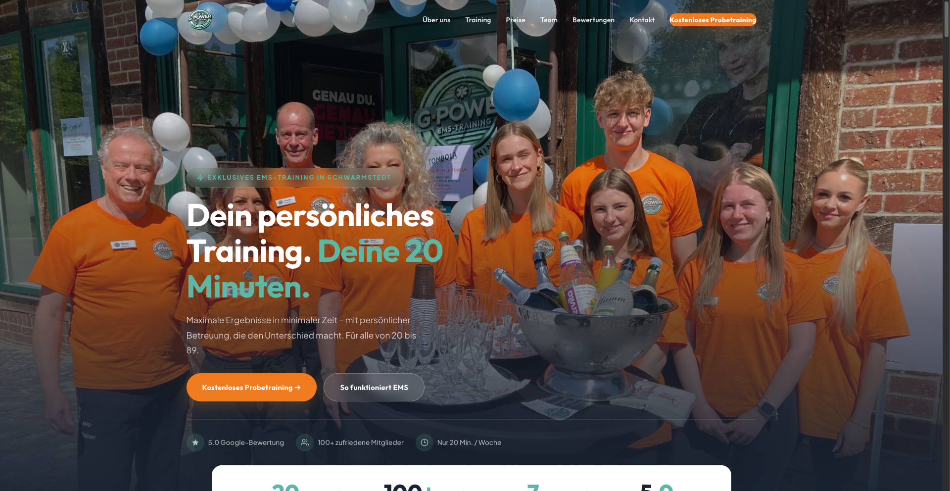 G-Power EMS, Webseite von Funnelstar